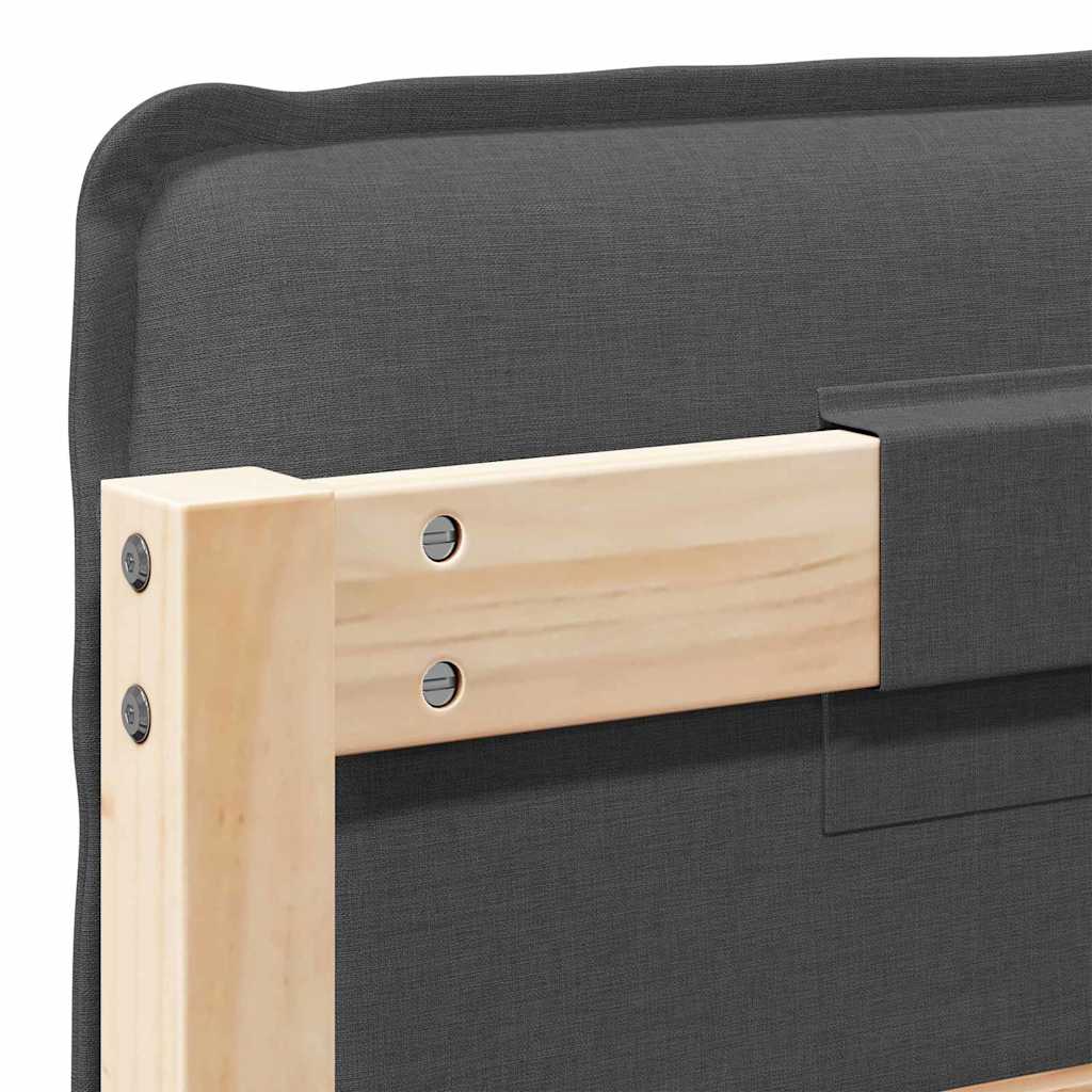 Gestoffeerd hoofdbord Natuurlijk en Donkergrijs 75 cm is nu te koop bij PeponiXL, paradijselijk wonen!