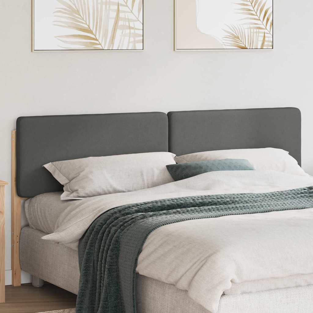 Gestoffeerd hoofdbord Bruin en Licht Grijs 200 cm is nu te koop bij PeponiXL, paradijselijk wonen!