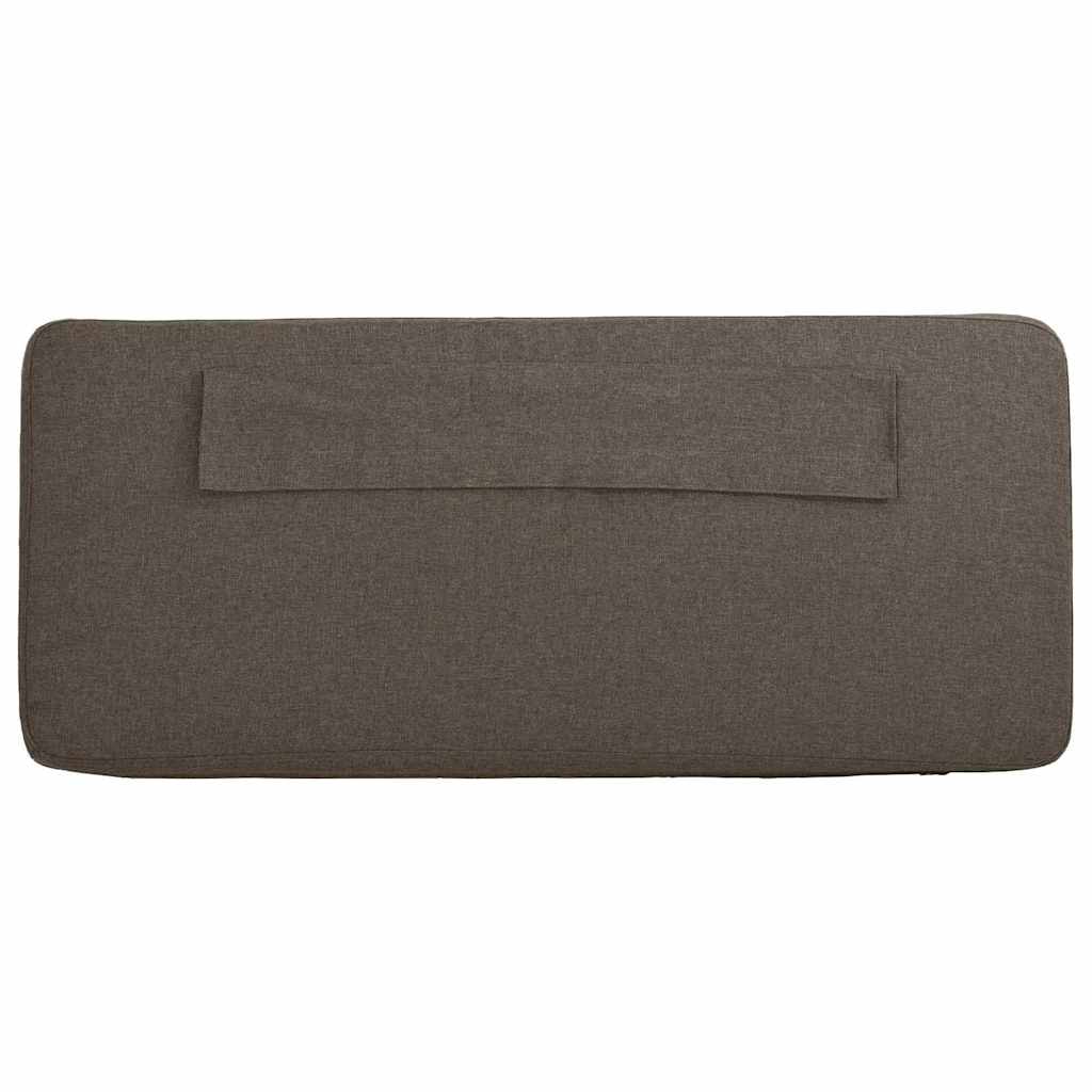 Gestoffeerd hoofdbord Bruin en Taupe 180 cm Massief grenenhout is nu te koop bij PeponiXL, paradijselijk wonen!