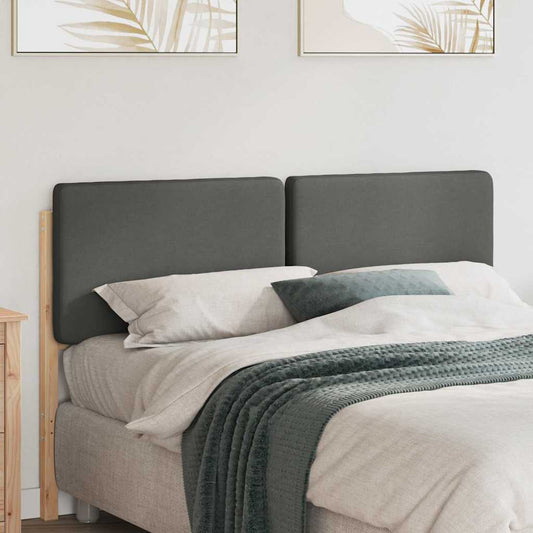 Gestoffeerd hoofdbord Bruin en Licht Grijs 140 cm is nu te koop bij PeponiXL, paradijselijk wonen!