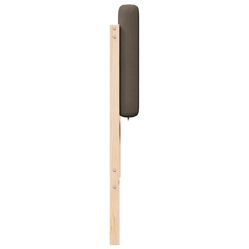 Gestoffeerd hoofdbord Bruin en Taupe 140 cm Massief grenenhout is nu te koop bij PeponiXL, paradijselijk wonen!