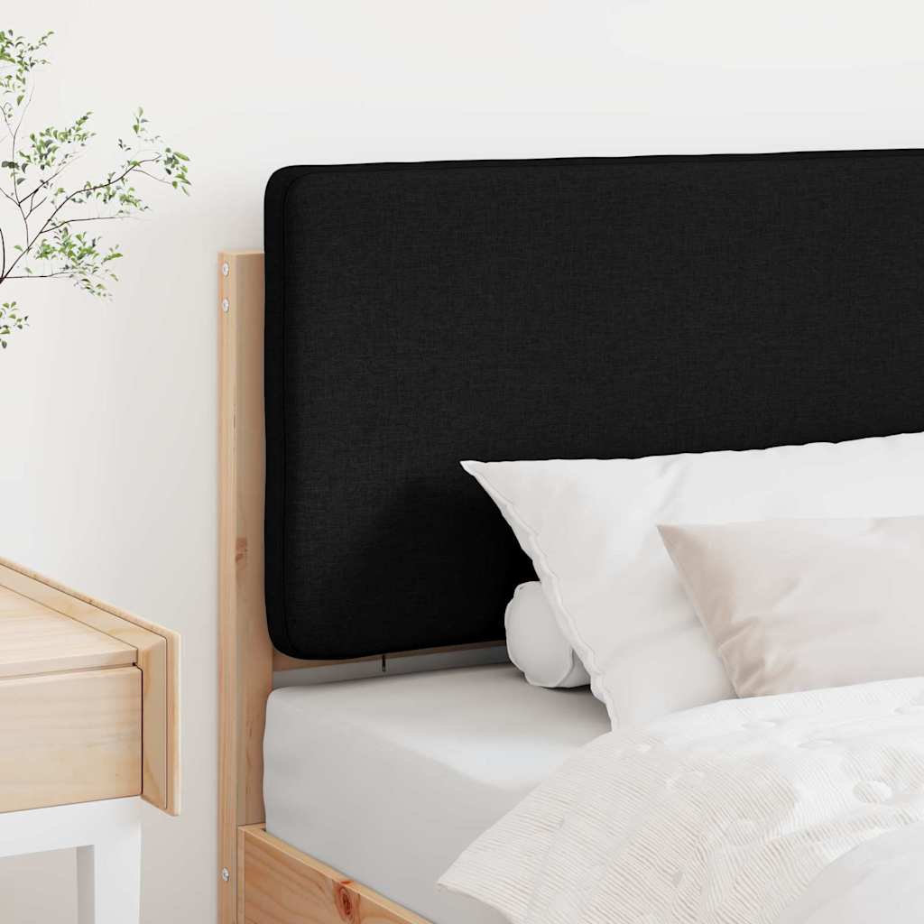 Gestoffeerd hoofdbord Bruin en zwart 90 cm Massief grenenhout is nu te koop bij PeponiXL, paradijselijk wonen!