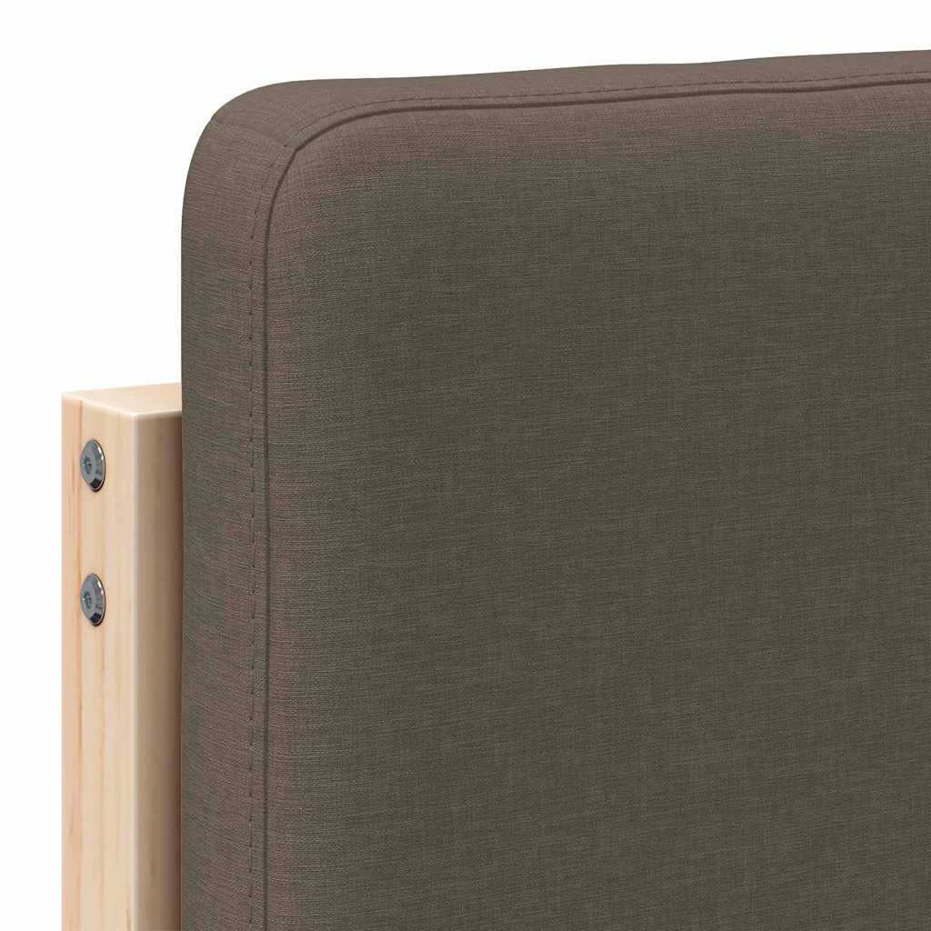 Gestoffeerd hoofdbord Bruin en Taupe 75 cm Massief grenenhout is nu te koop bij PeponiXL, paradijselijk wonen!