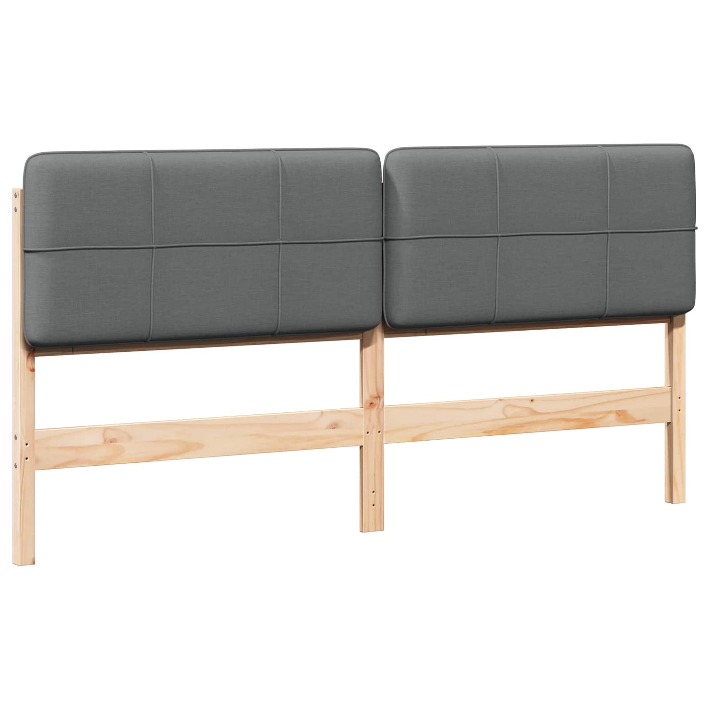 Gestoffeerd hoofdbord Bruin en Licht Grijs 180 cm is nu te koop bij PeponiXL, paradijselijk wonen!
