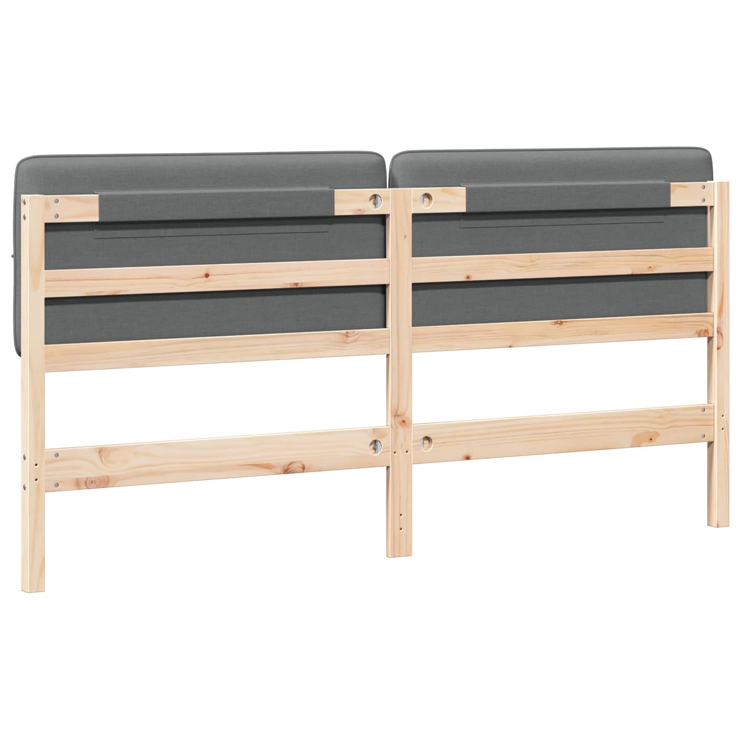 Gestoffeerd hoofdbord Bruin en Licht Grijs 180 cm is nu te koop bij PeponiXL, paradijselijk wonen!
