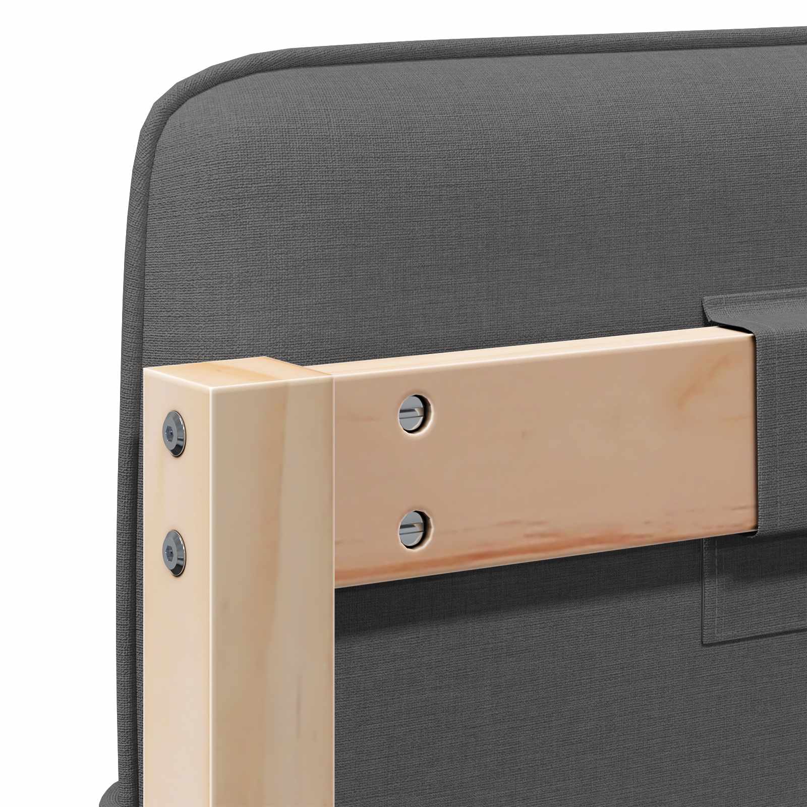 Gestoffeerd hoofdbord Bruin en Licht Grijs 160 cm is nu te koop bij PeponiXL, paradijselijk wonen!