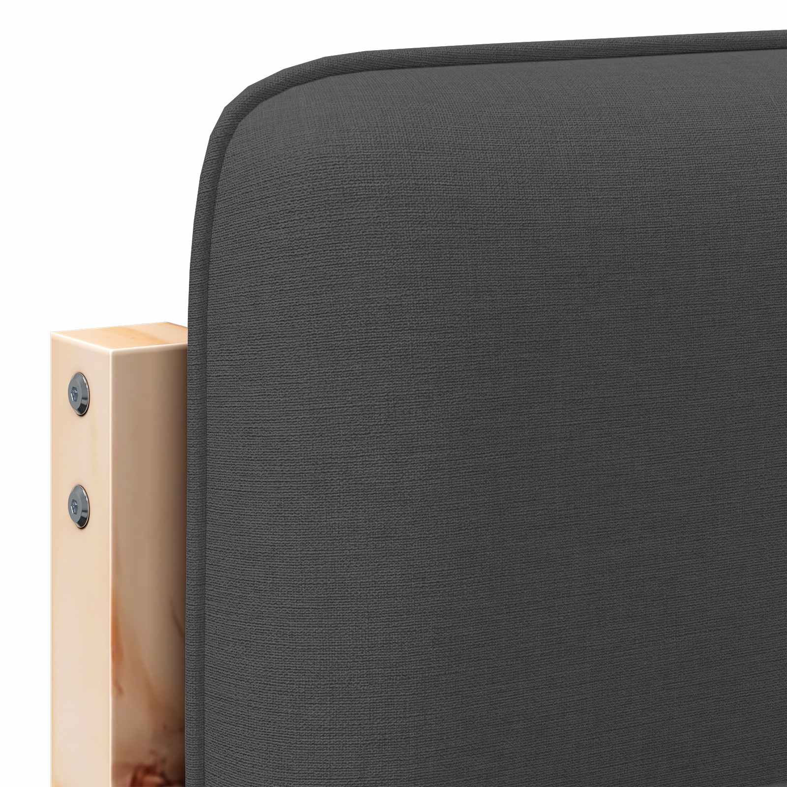 Gestoffeerd hoofdbord Bruin en Donkergrijs 160 cm is nu te koop bij PeponiXL, paradijselijk wonen!