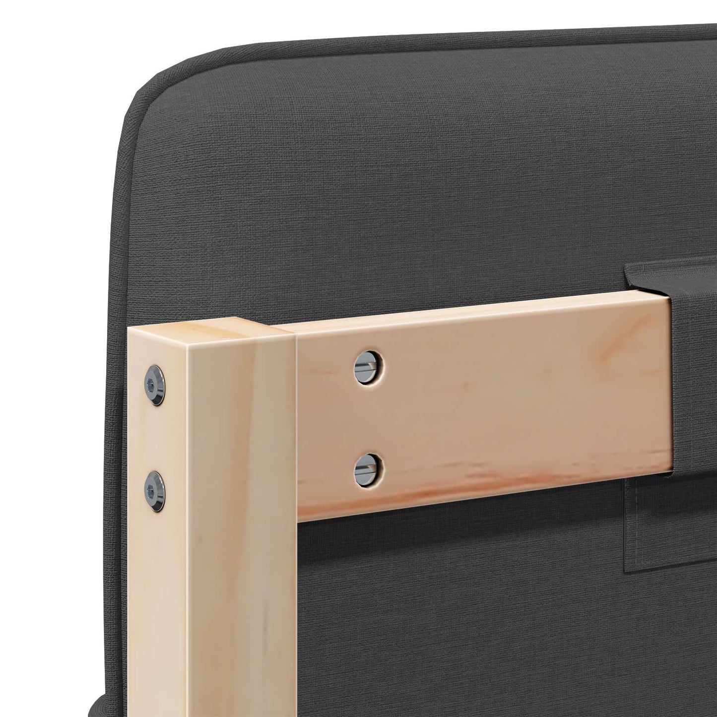 Gestoffeerd hoofdbord Bruin en Donkergrijs 160 cm is nu te koop bij PeponiXL, paradijselijk wonen!