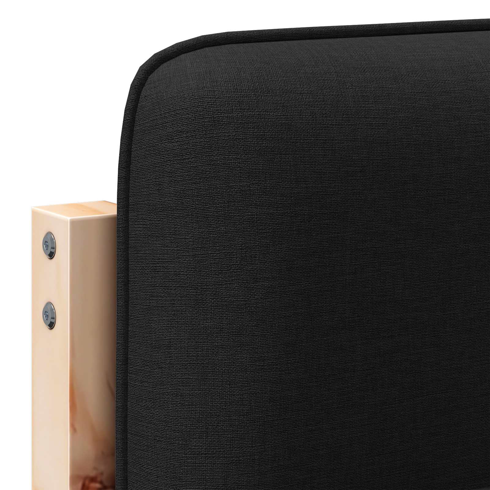 Gestoffeerd hoofdbord Bruin en zwart 160 cm Massief grenenhout is nu te koop bij PeponiXL, paradijselijk wonen!