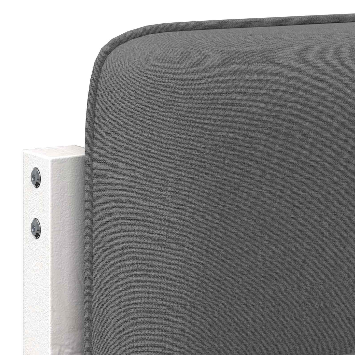 Gestoffeerd hoofdbord met hoofdeinde Wit en Lichtgrijs 160 cm is nu te koop bij PeponiXL, paradijselijk wonen!