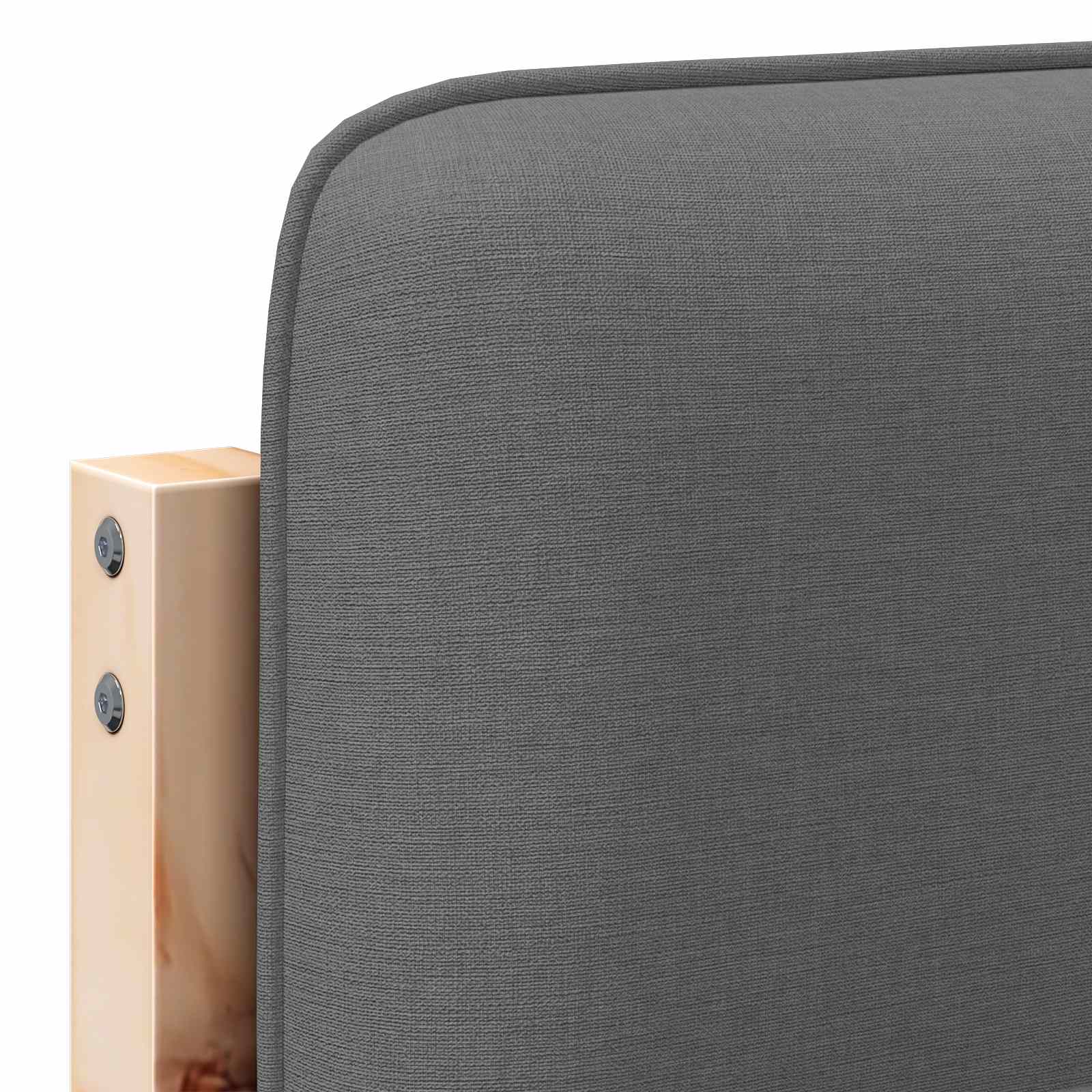 Gestoffeerd hoofdbord Bruin en Licht Grijs 140 cm is nu te koop bij PeponiXL, paradijselijk wonen!