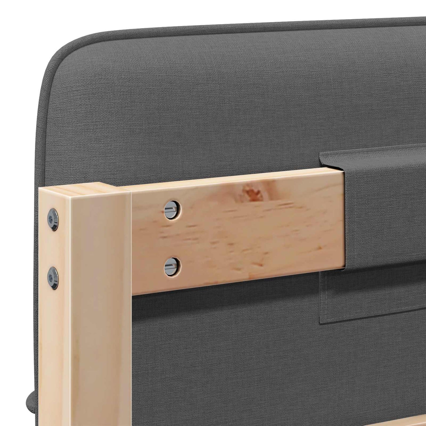 Gestoffeerd hoofdbord Bruin en Licht Grijs 100 cm is nu te koop bij PeponiXL, paradijselijk wonen!