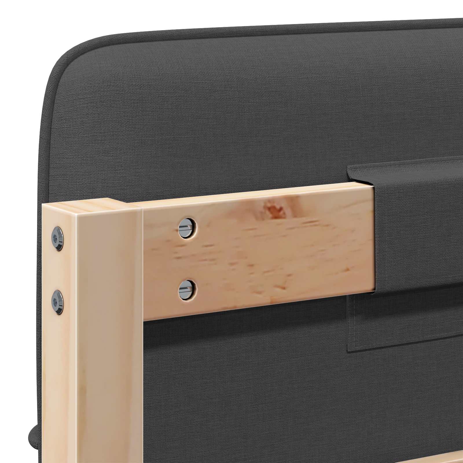 Gestoffeerd hoofdbord Bruin en Donkergrijs 100 cm is nu te koop bij PeponiXL, paradijselijk wonen!