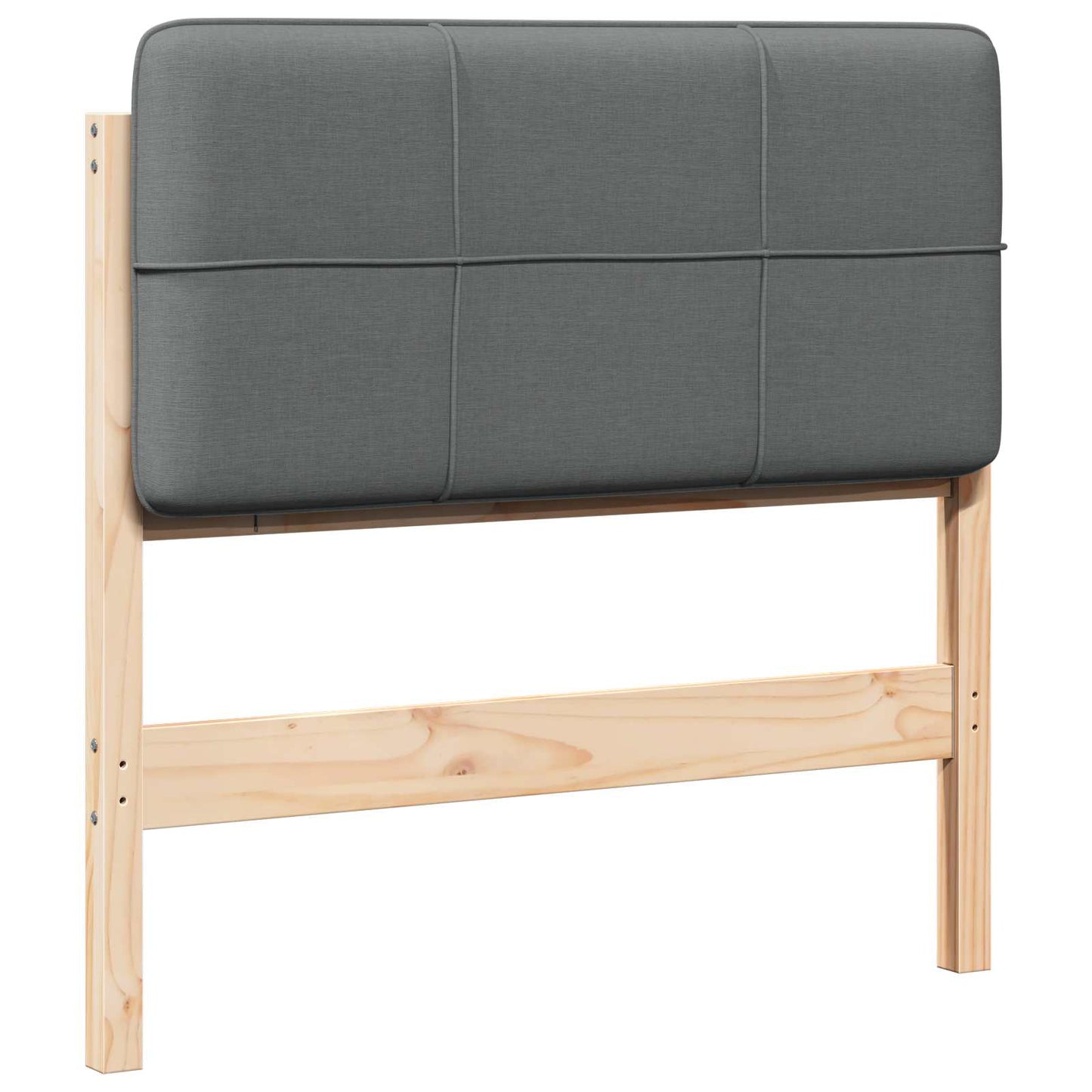 Gestoffeerd hoofdbord met hoofdeinde Bruin en Licht Grijs 75 cm is nu te koop bij PeponiXL, paradijselijk wonen!