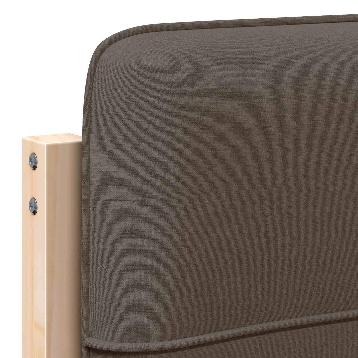 Gestoffeerd hoofdbord Bruin en Taupe 75 cm Massief grenenhout is nu te koop bij PeponiXL, paradijselijk wonen!