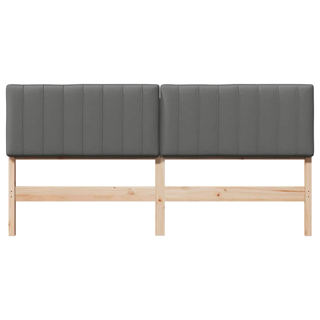 Gestoffeerd hoofdbord Bruin en Licht Grijs 200 cm is nu te koop bij PeponiXL, paradijselijk wonen!