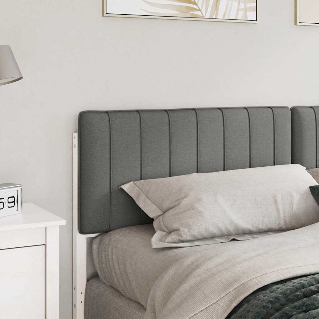 Gestoffeerd hoofdbord met hoofdeinde Wit en Lichtgrijs 180 cm is nu te koop bij PeponiXL, paradijselijk wonen!