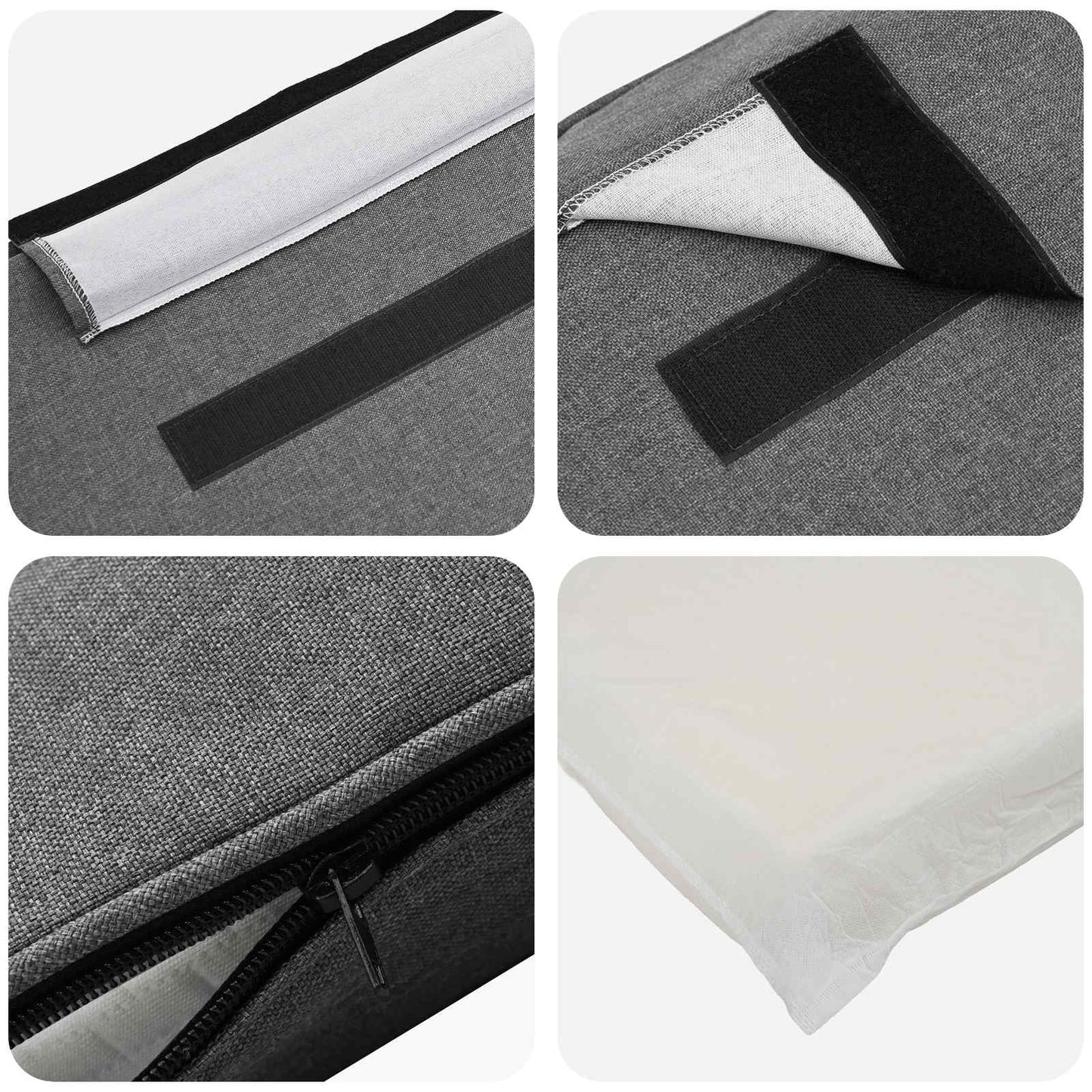 Gestoffeerd hoofdbord Bruin en Licht Grijs 160 cm is nu te koop bij PeponiXL, paradijselijk wonen!