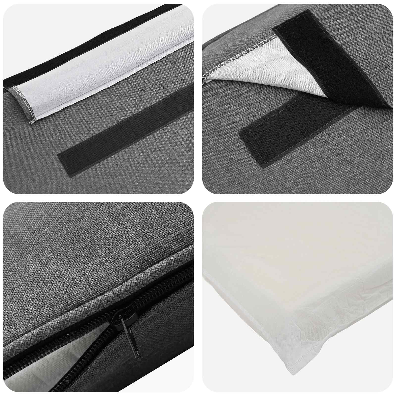 Gestoffeerd hoofdbord Bruin en Licht Grijs 160 cm is nu te koop bij PeponiXL, paradijselijk wonen!