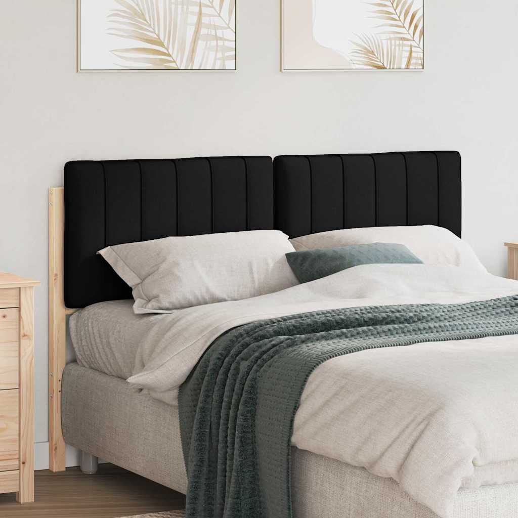 Gestoffeerd hoofdbord Bruin en zwart 140 cm Massief grenenhout is nu te koop bij PeponiXL, paradijselijk wonen!