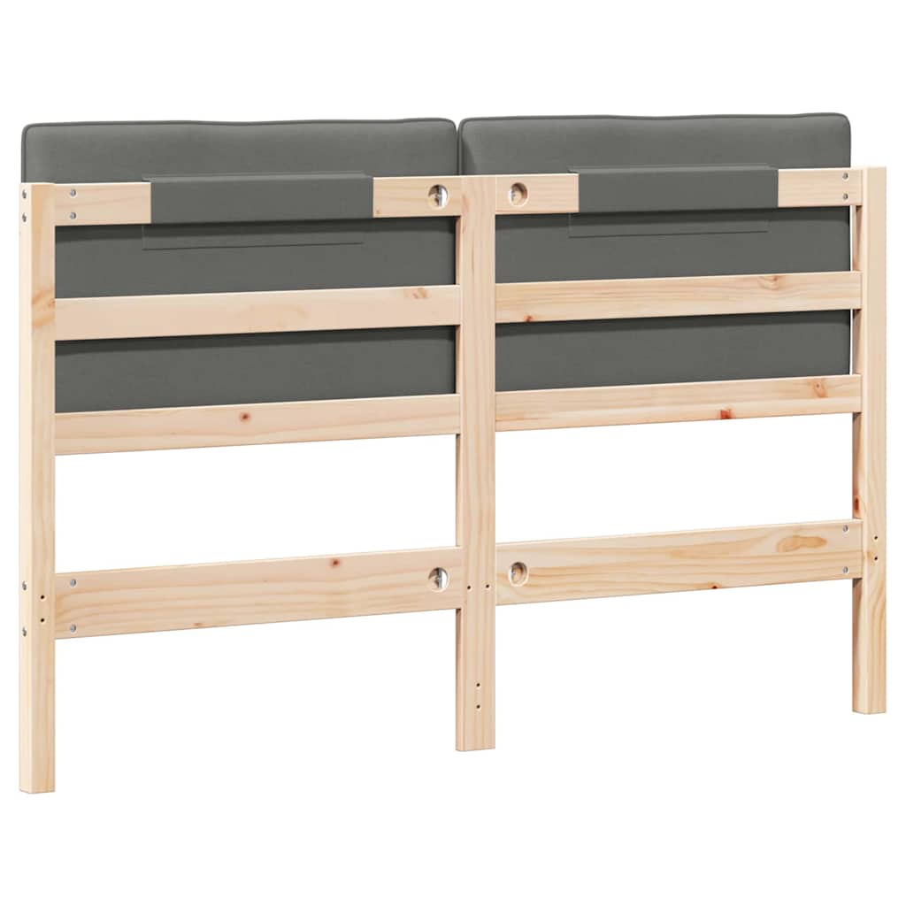 Gestoffeerd hoofdbord Bruin en Licht Grijs 135 cm is nu te koop bij PeponiXL, paradijselijk wonen!