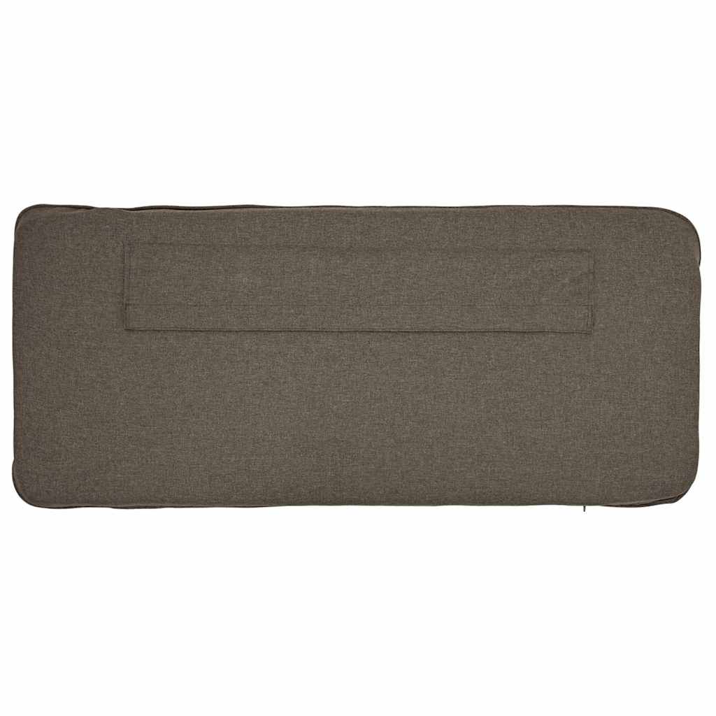 Gestoffeerd hoofdbord Bruin en Taupe 135 cm Massief grenenhout is nu te koop bij PeponiXL, paradijselijk wonen!