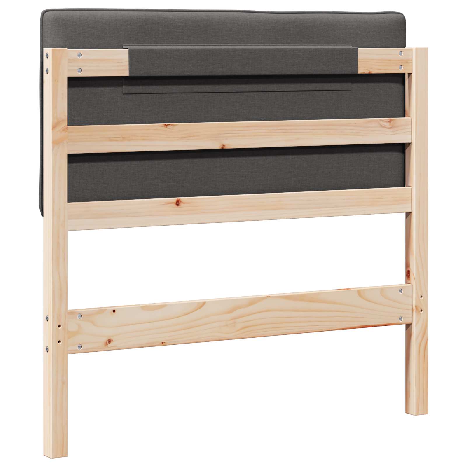 Gestoffeerd hoofdbord Bruin en Donkergrijs 100 cm is nu te koop bij PeponiXL, paradijselijk wonen!