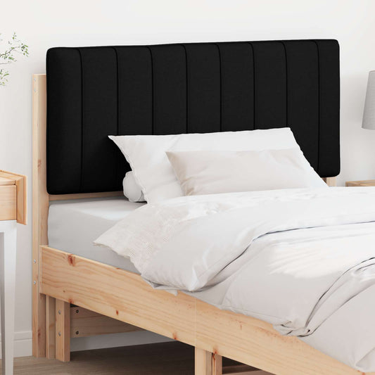 Gestoffeerd hoofdbord Bruin en zwart 100 cm Massief grenenhout is nu te koop bij PeponiXL, paradijselijk wonen!