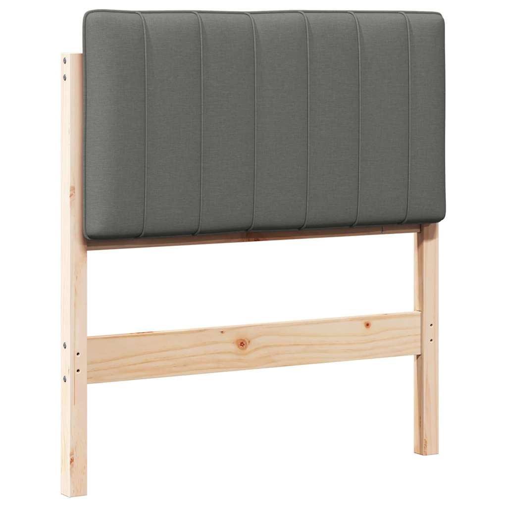 Gestoffeerd hoofdbord met hoofdeinde Bruin en Licht Grijs 80 cm is nu te koop bij PeponiXL, paradijselijk wonen!