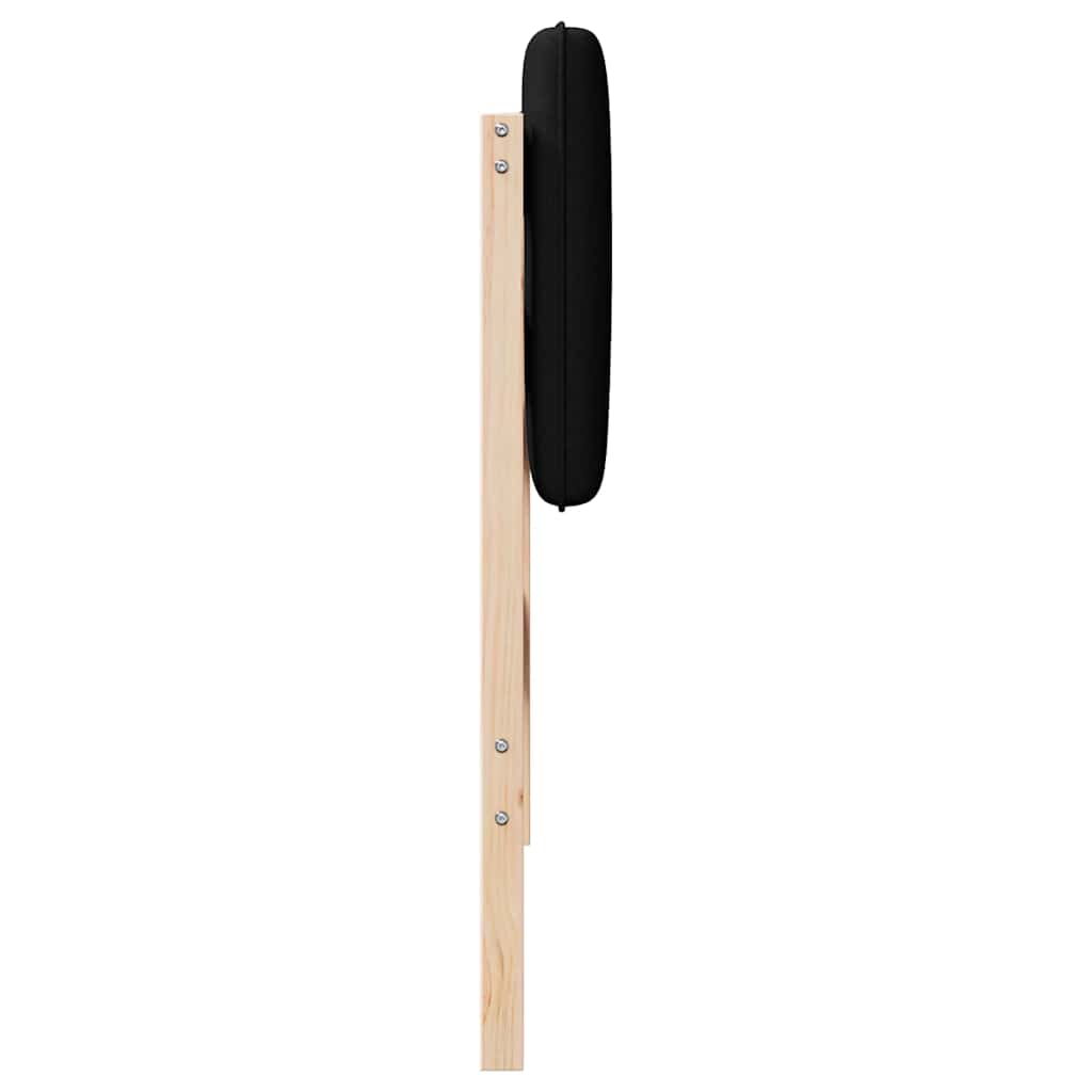 Gestoffeerd hoofdbord Bruin en zwart 75 cm Massief grenenhout is nu te koop bij PeponiXL, paradijselijk wonen!