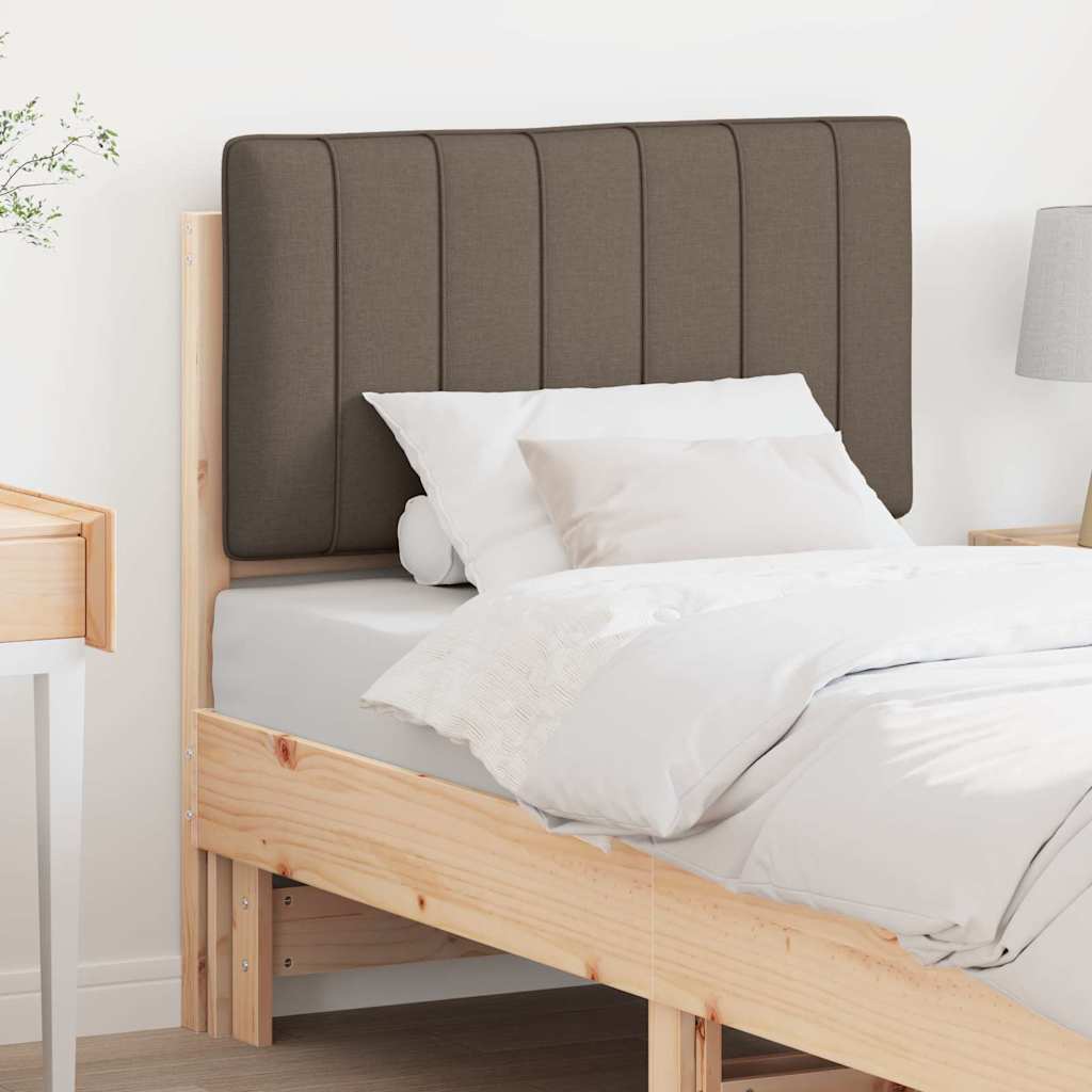 Gestoffeerd hoofdbord Bruin en Taupe 75 cm Massief grenenhout is nu te koop bij PeponiXL, paradijselijk wonen!