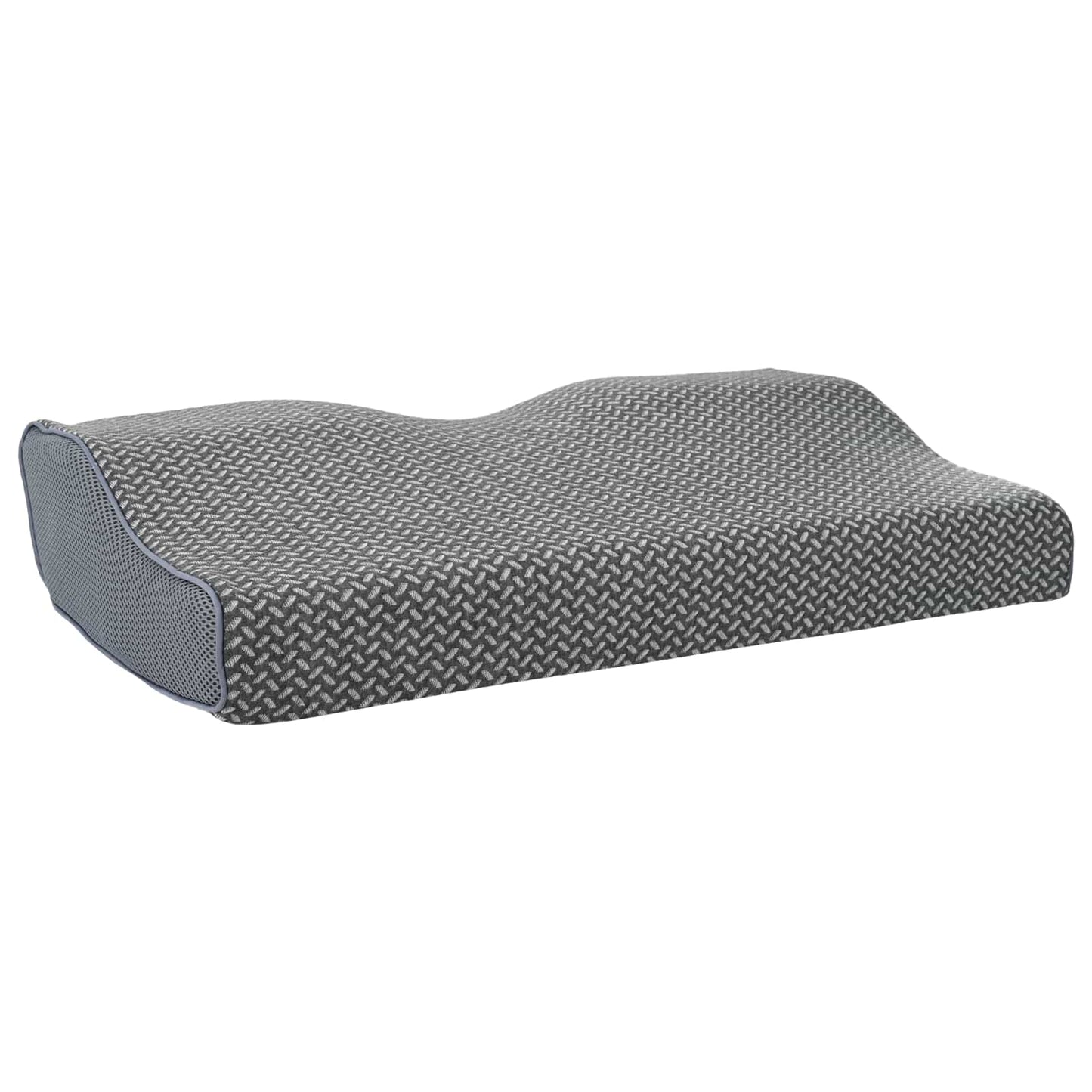 Hoofdkussen met kussen Grijs 60 x 34 x 11 cm Polyester is nu te koop bij PeponiXL, paradijselijk wonen!