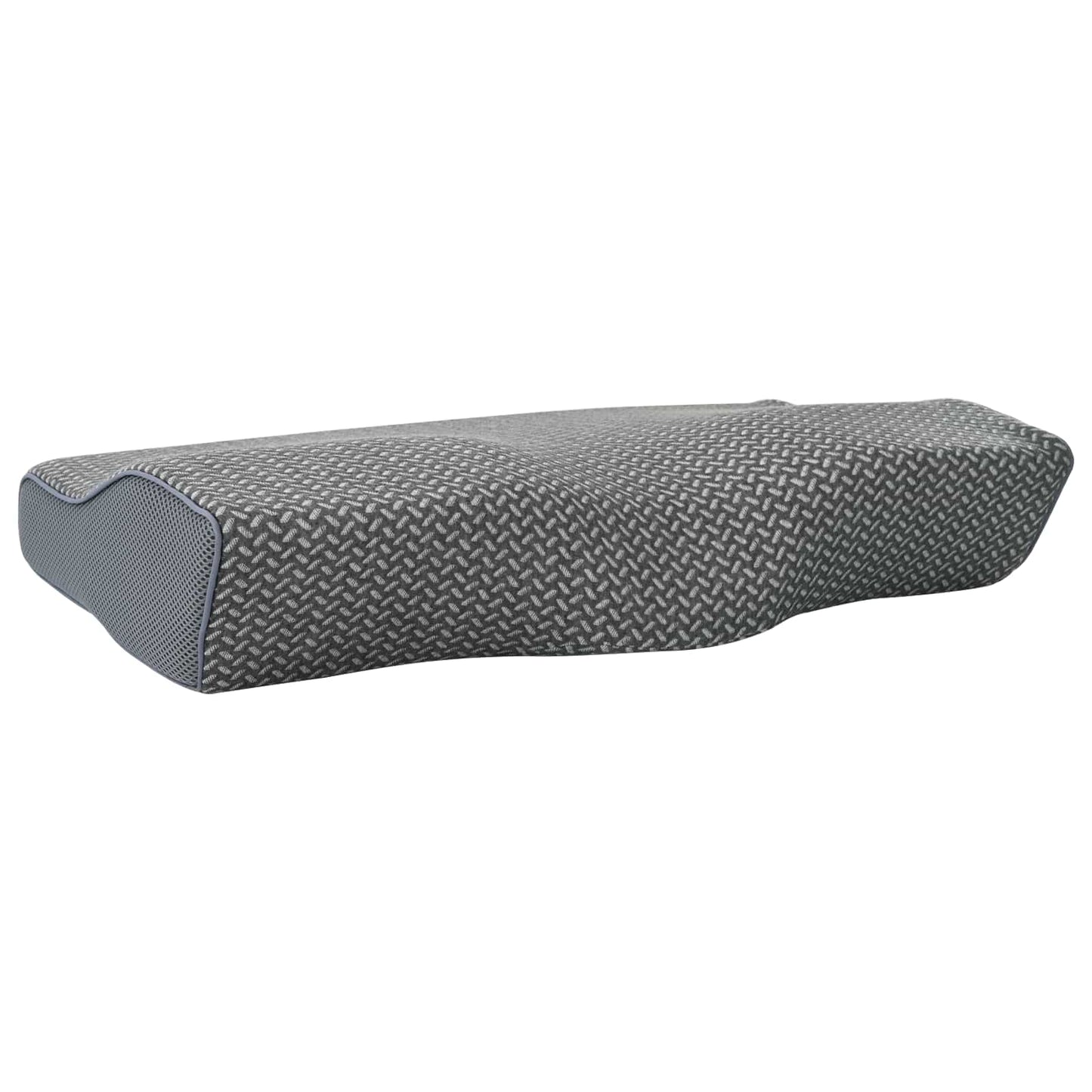 Hoofdkussen met kussen Grijs 60 x 34 x 11 cm Polyester is nu te koop bij PeponiXL, paradijselijk wonen!