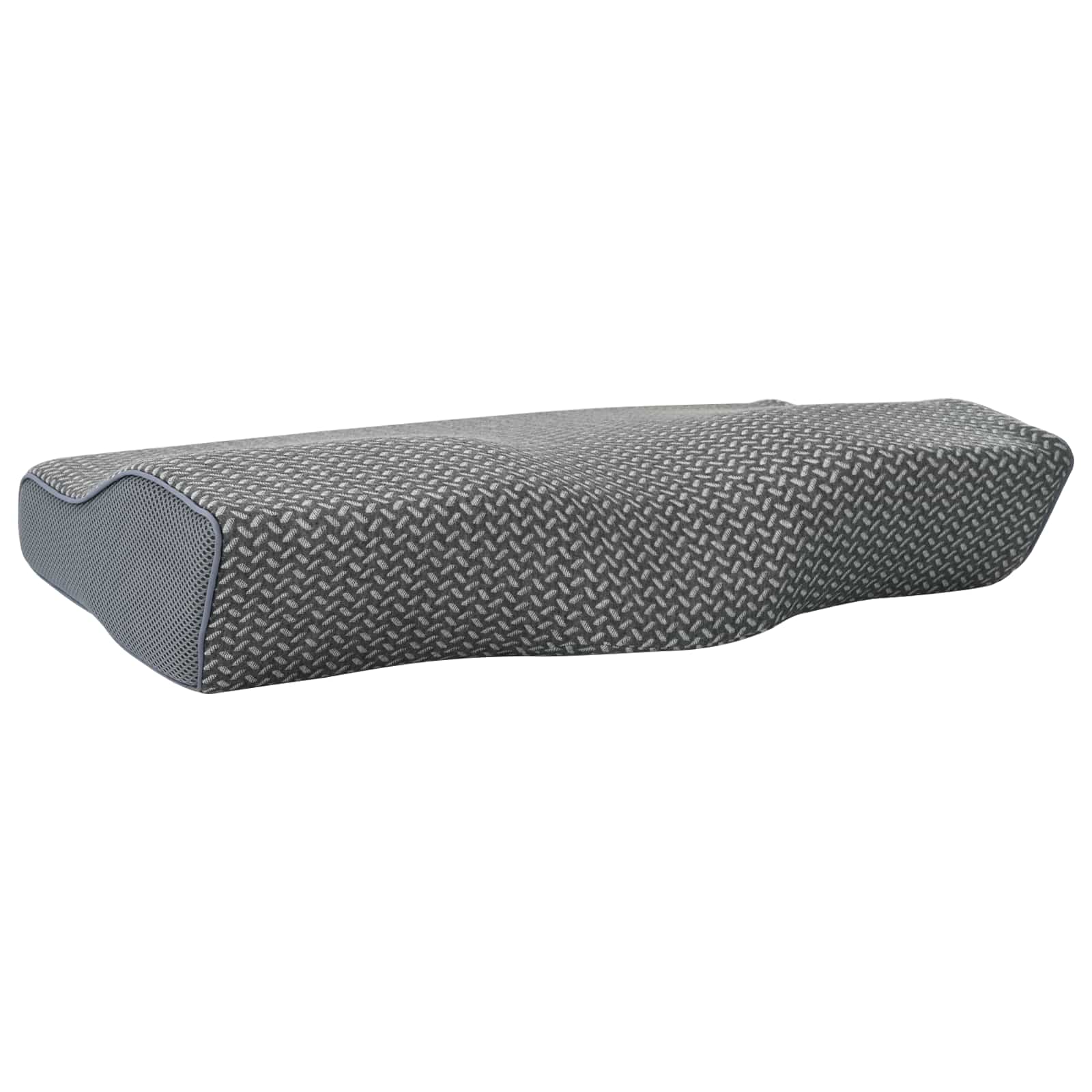 Hoofdkussen met kussen Grijs 60 x 34 x 11 cm Polyester is nu te koop bij PeponiXL, paradijselijk wonen!