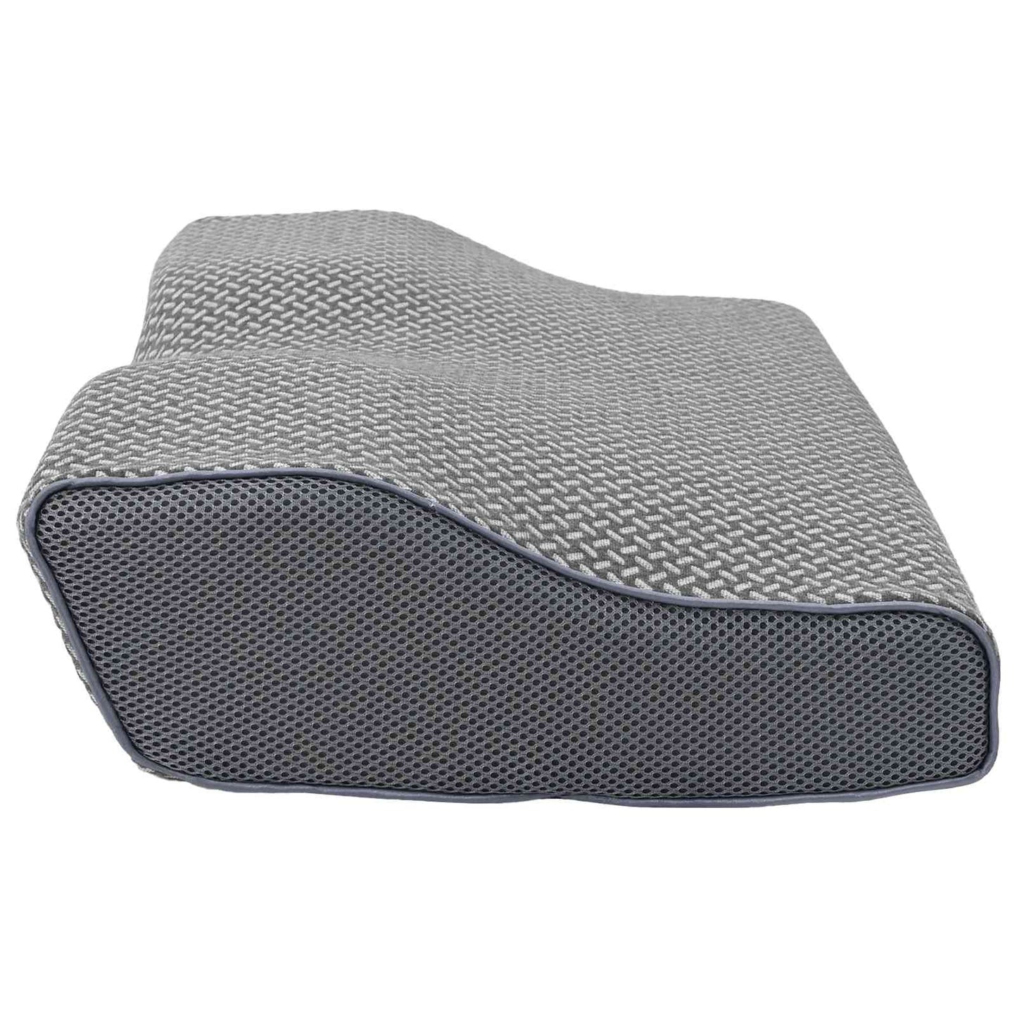 Hoofdkussen met kussen Grijs 60 x 34 x 11 cm Polyester is nu te koop bij PeponiXL, paradijselijk wonen!
