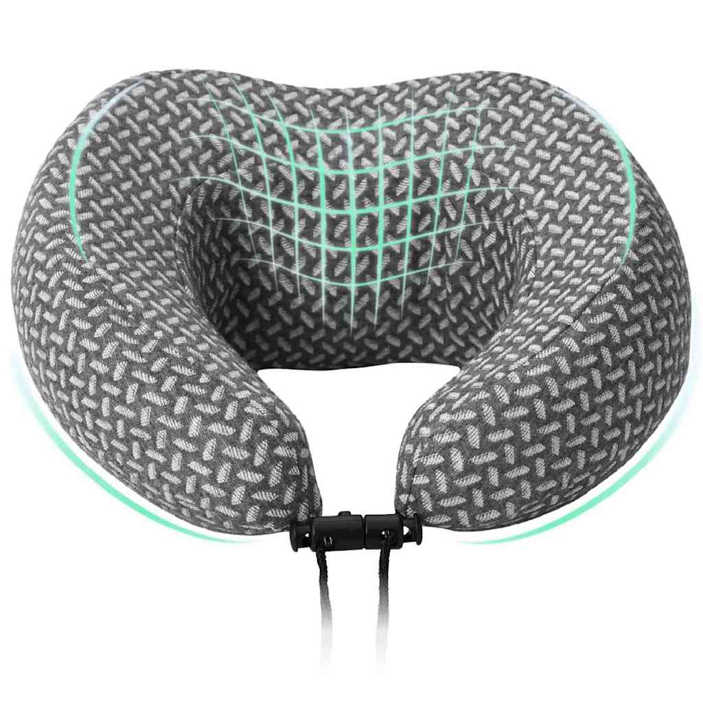 Reiskussen voor de Nek Grijs 30 x 28 x 14 cm Polyester is nu te koop bij PeponiXL, paradijselijk wonen!