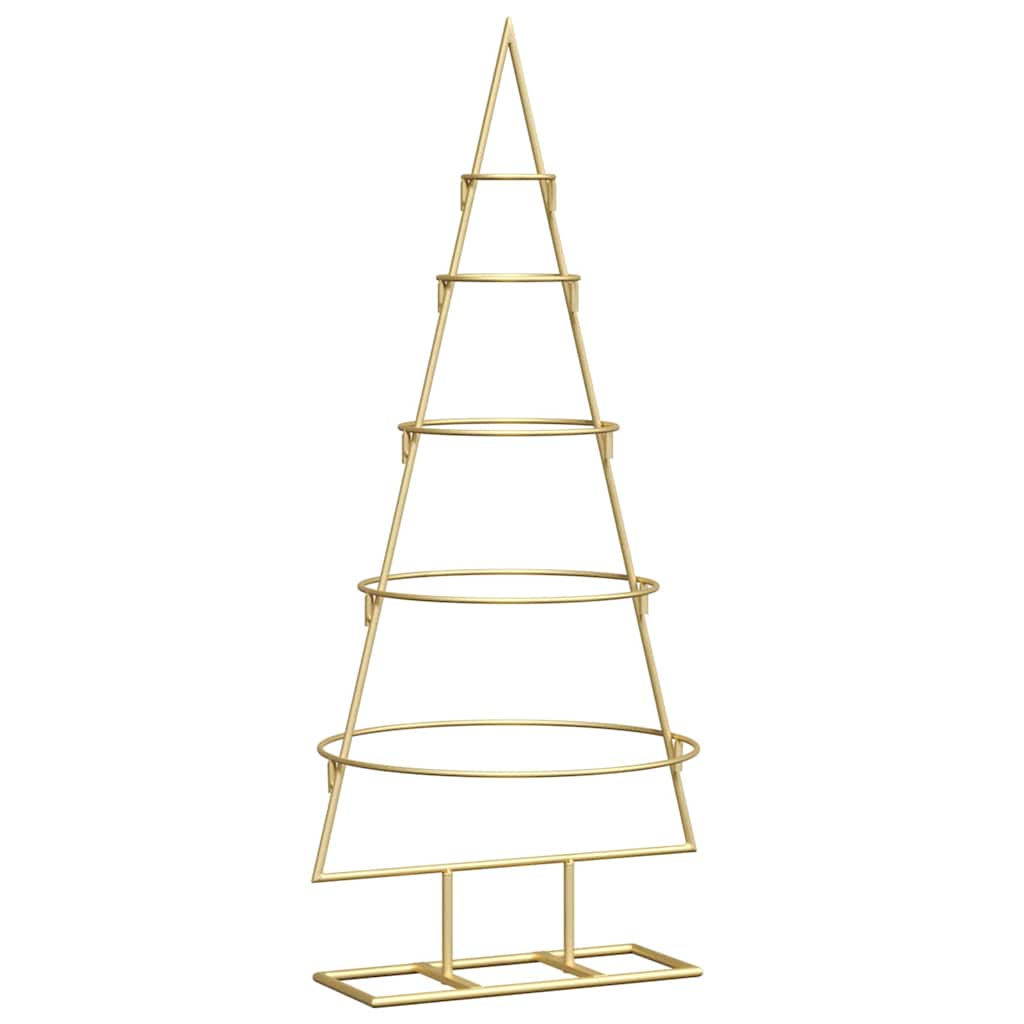 Metalen kerstboom met standaard Goud 90 cm Poedergecoat staal is nu te koop bij PeponiXL, paradijselijk wonen!