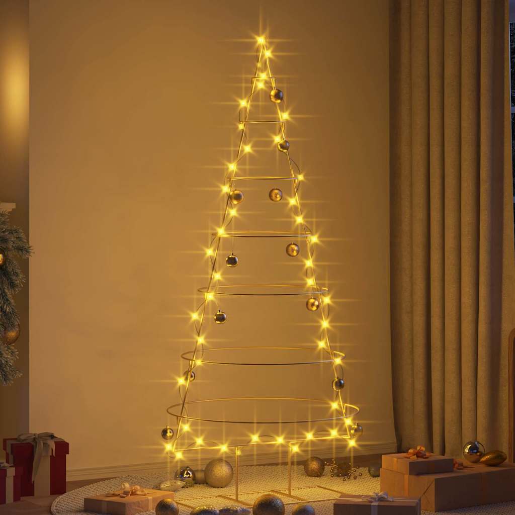 Metalen kerstboom met standaard Goud 180 cm Poedergecoat staal is nu te koop bij PeponiXL, paradijselijk wonen!