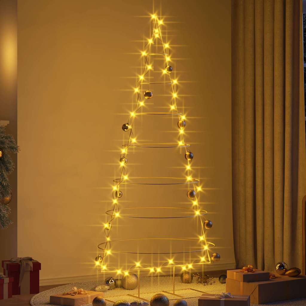 Metalen kerstboom met standaard Goud 209 cm Poedergecoat staal is nu te koop bij PeponiXL, paradijselijk wonen!
