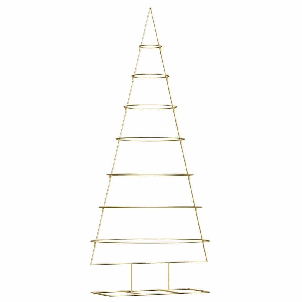 Metalen kerstboom met standaard Goud 209 cm Poedergecoat staal is nu te koop bij PeponiXL, paradijselijk wonen!