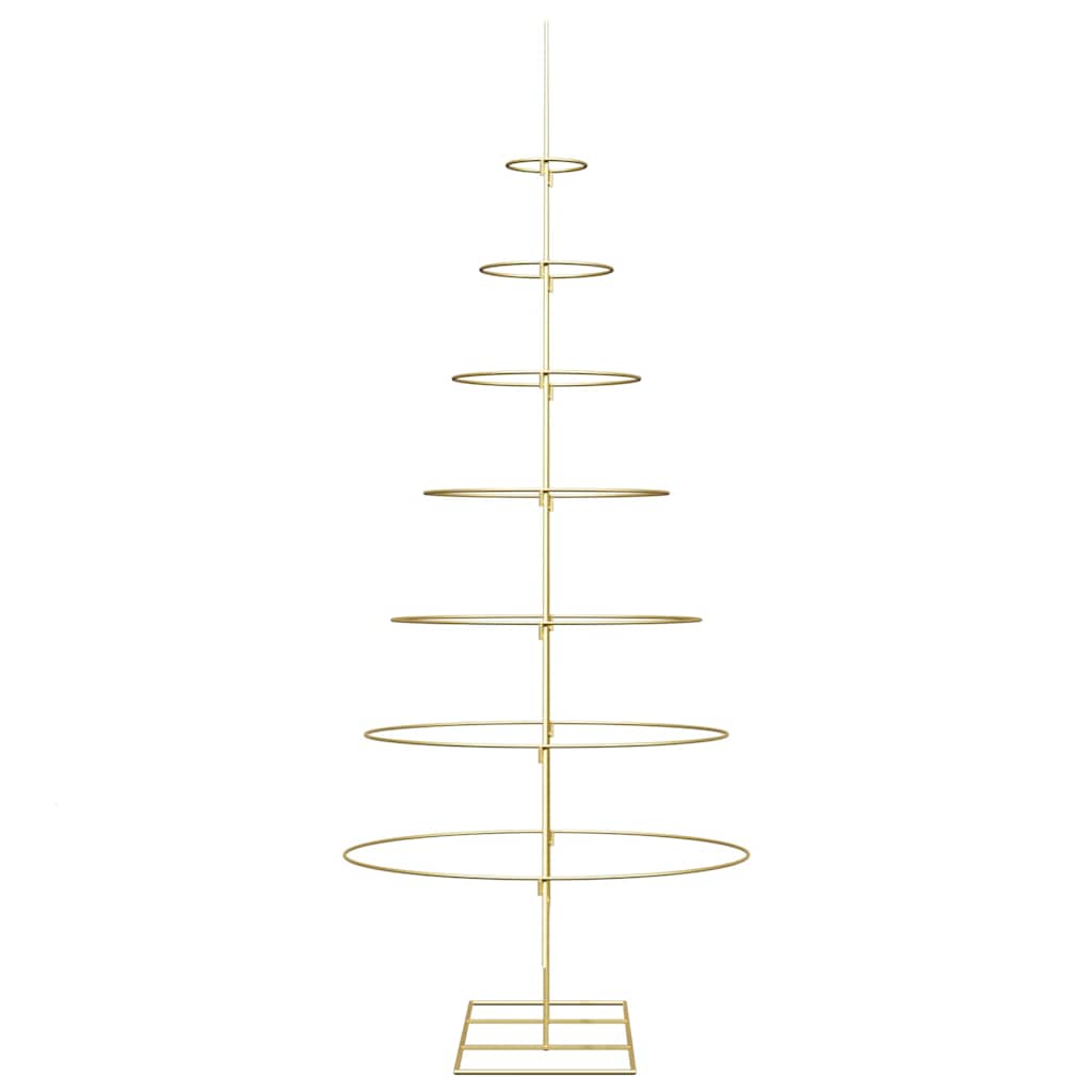 Metalen kerstboom met standaard Goud 209 cm Poedergecoat staal is nu te koop bij PeponiXL, paradijselijk wonen!