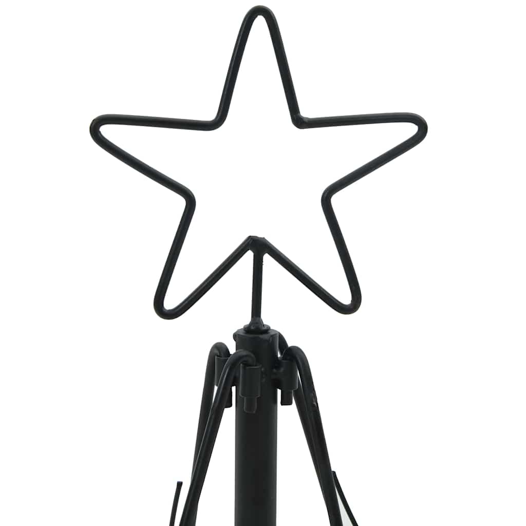 Kerst Cone Boom met standaard Zwart 60 cm Staal is nu te koop bij PeponiXL, paradijselijk wonen!