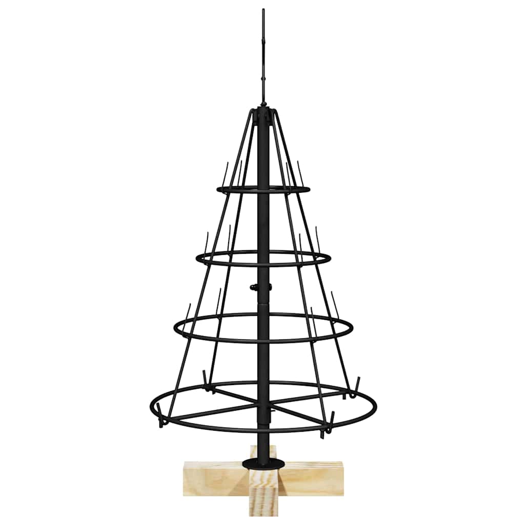 Kerst Cone Boom met standaard Zwart 60 cm Staal is nu te koop bij PeponiXL, paradijselijk wonen!