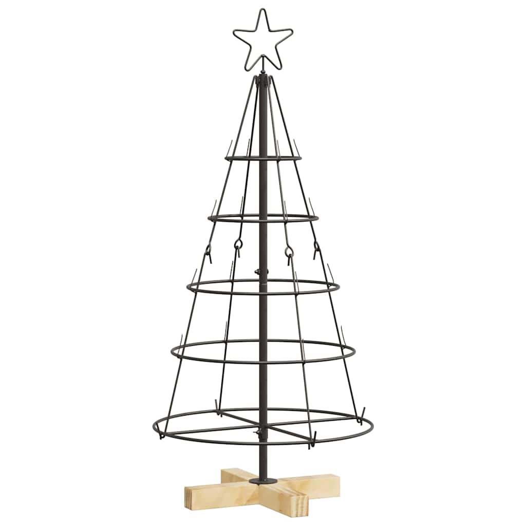 Kerst Cone Boom met standaard Zwart 90 cm Staal is nu te koop bij PeponiXL, paradijselijk wonen!