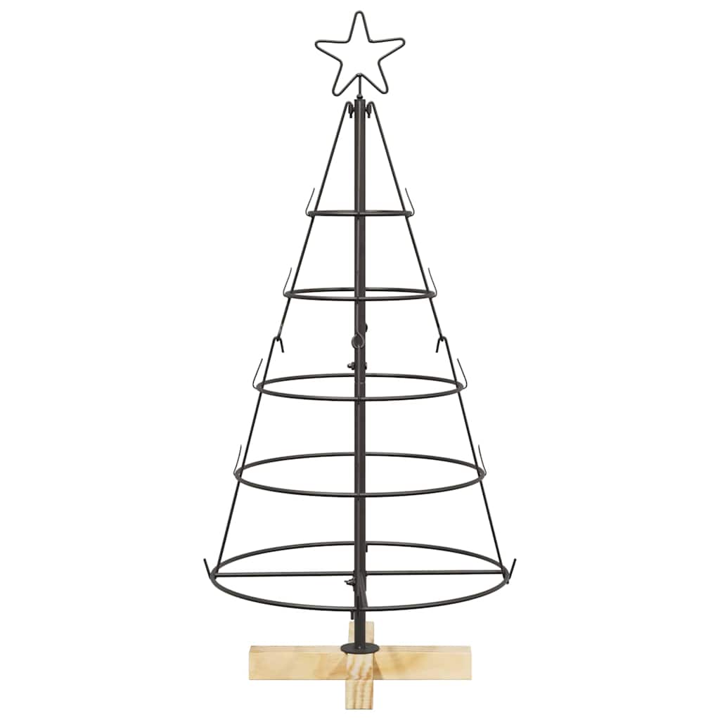 Kerst Cone Boom met standaard Zwart 90 cm Staal is nu te koop bij PeponiXL, paradijselijk wonen!