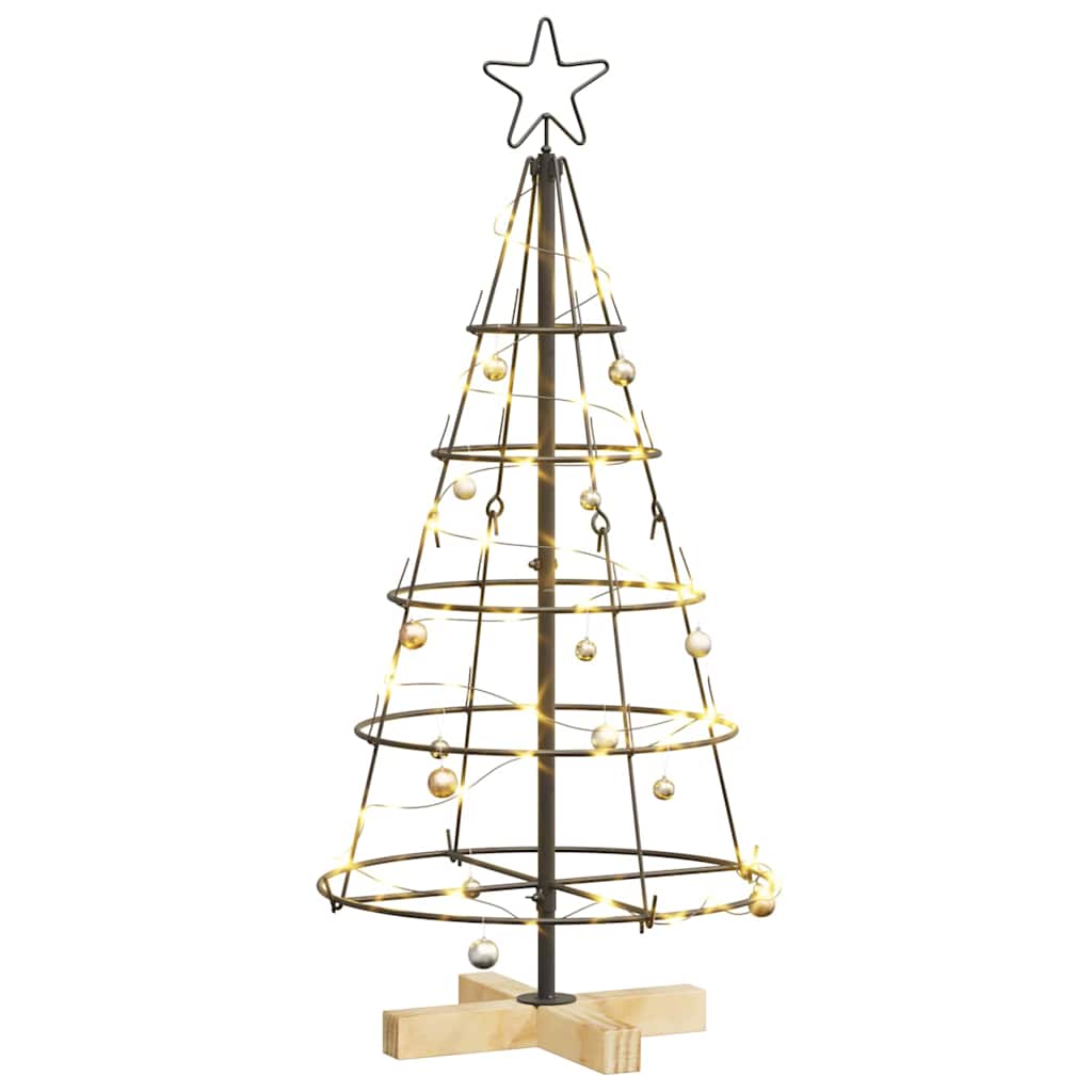 Kerst Cone Boom met standaard Zwart 90 cm Staal is nu te koop bij PeponiXL, paradijselijk wonen!