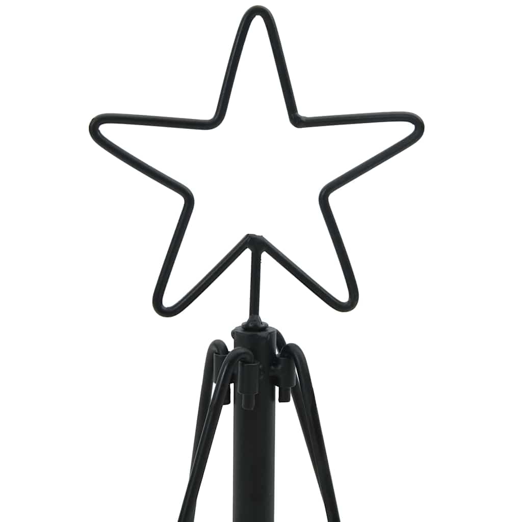Kerst Cone Boom met standaard Zwart 126 cm Staal is nu te koop bij PeponiXL, paradijselijk wonen!