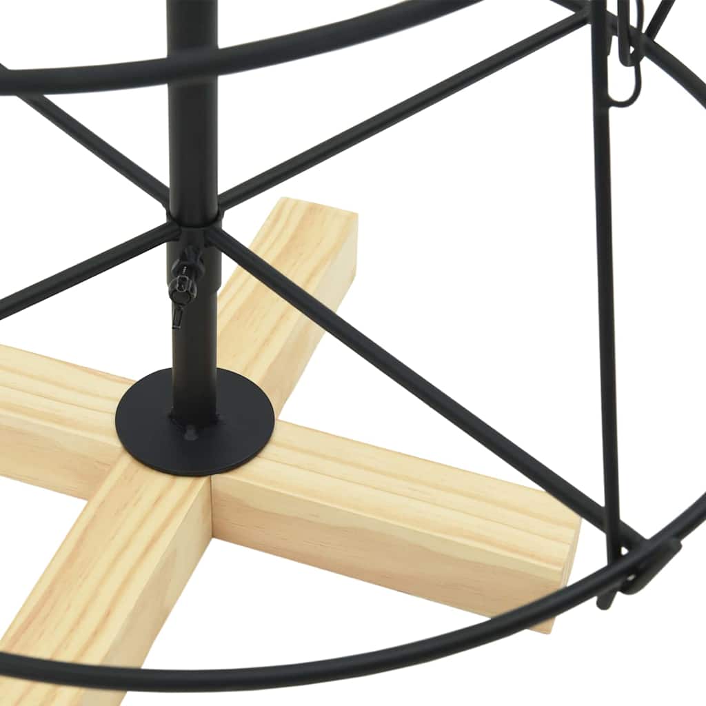 Kerst Cone Boom met standaard Zwart 126 cm Staal is nu te koop bij PeponiXL, paradijselijk wonen!