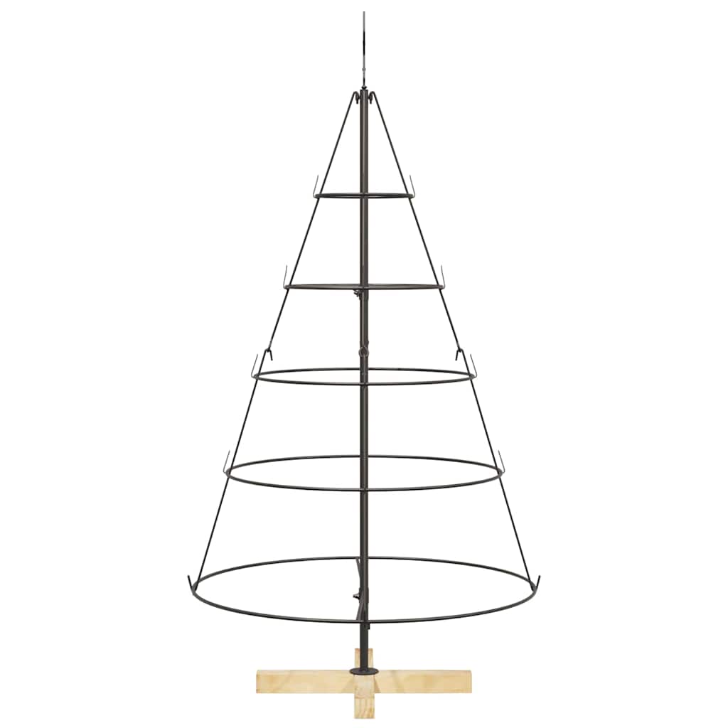 Kerst Cone Boom met standaard Zwart 126 cm Staal is nu te koop bij PeponiXL, paradijselijk wonen!