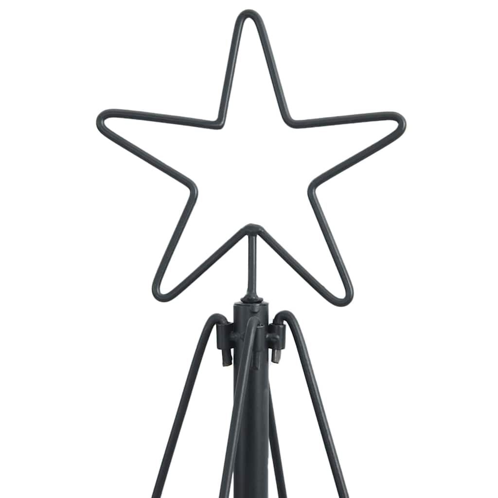 Kerst Cone Boom met standaard Zwart 154 cm Staal is nu te koop bij PeponiXL, paradijselijk wonen!